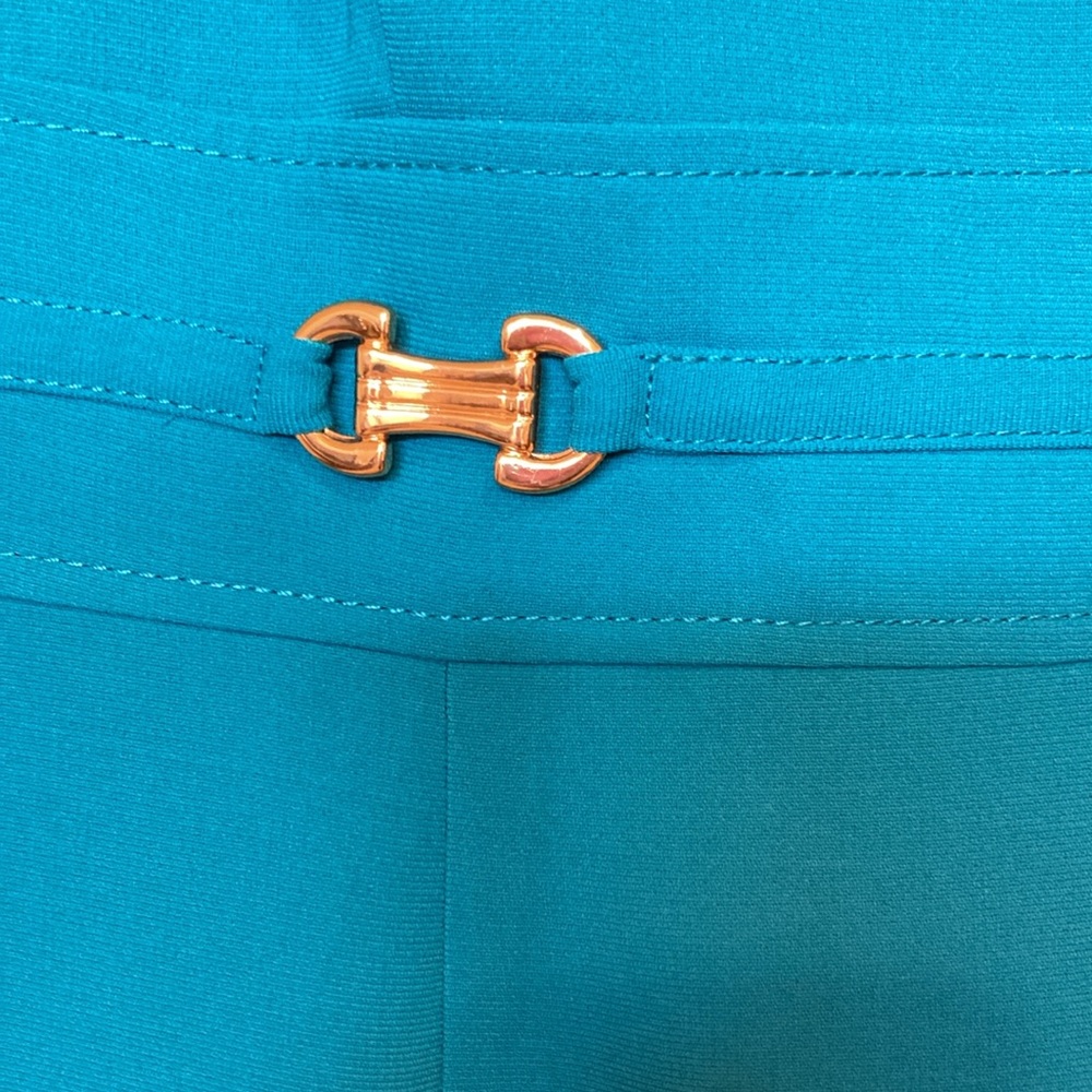 Tahari Arthur S Levine blue/teal dress ⬇️ Price Drop⬇️ - Picture 3 of 9